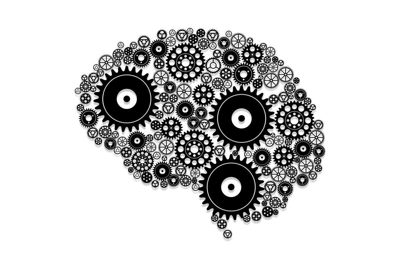 A brain made out of cogs